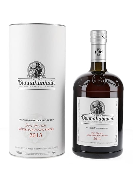 Bunnahabhain 2013 Moine Bordeaux Finish Bottled 2020 - Feis Ile 2021 70cl / 59.5%