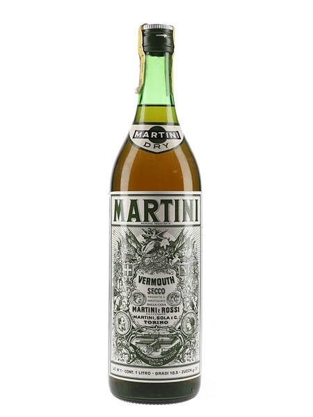 Martini Dry Bottled 1970s-1980s 100cl / 18.5%