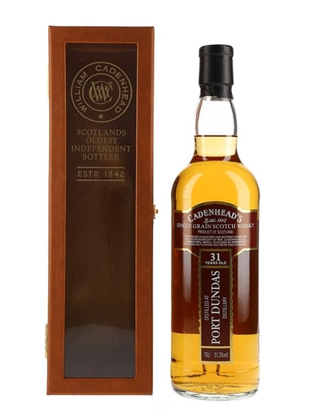 Port Dundas 1988 31 Year Old Bottled 2020  - Cadenhead's 70cl / 51.3%