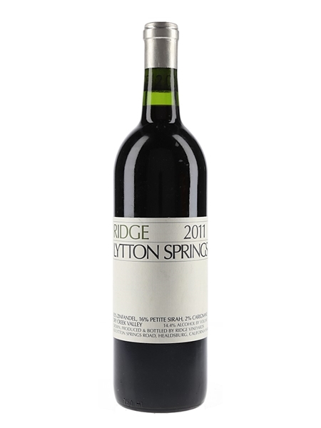 Ridge Lytton Springs 2011 Zinfandel - Petite Sirah - Carignane 75cl / 14.4%