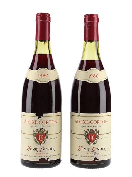 Aloxe Corton 1980 Henri Lenoir 2 x 75cl / 13%