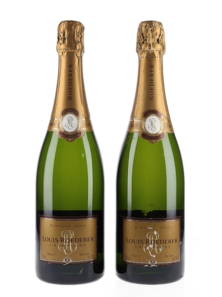 Louis Roederer Vintage 2003  2 x 75cl / 12%