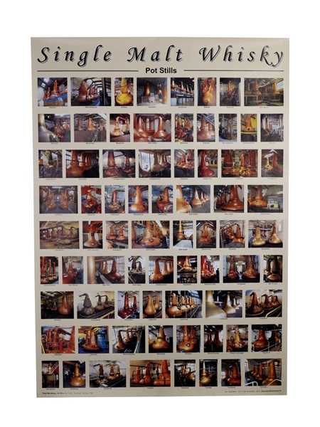 Single Malt Whisky Pot Stills Poster  82cm x 59.3cm