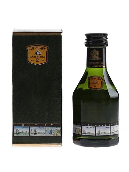 Cutty Sark 12 Year Old Bottled 1980s 5cl / 43%