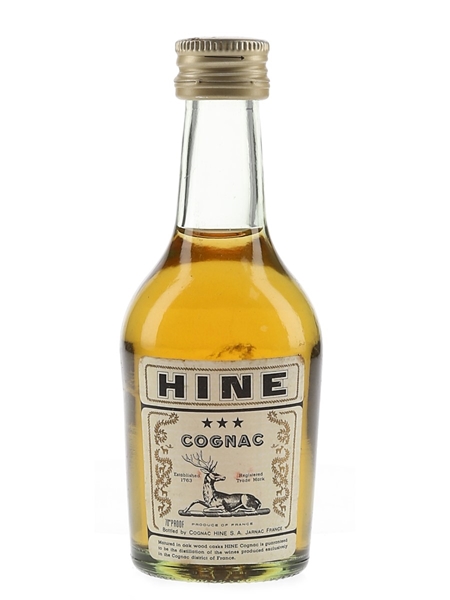 Hine 3 Star Bottled 1970s 5cl / 40%