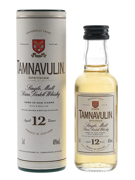 Tamnavulin 12 Year Old  5cl / 40%