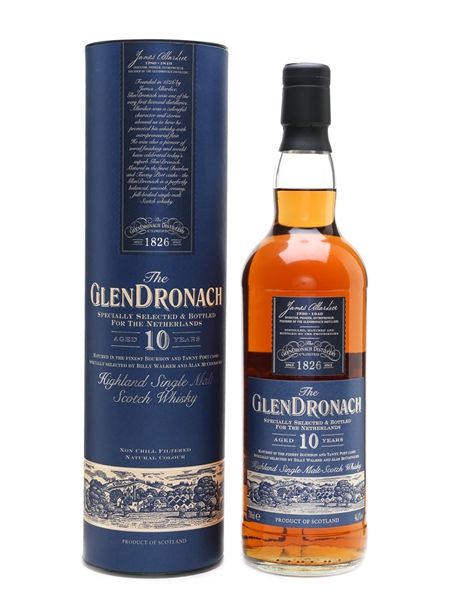 Glendronach 10 Year Old The Netherlands Exclusive 70cl / 46%