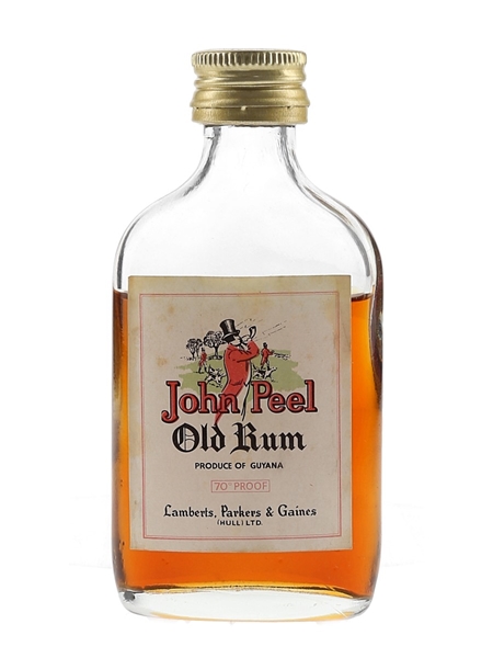 John Peel Old Rum Bottled 1970s 5cl