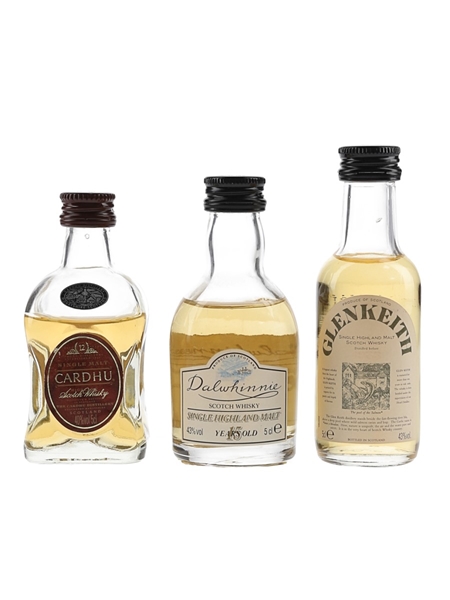 Dalwhinnie, Glenkeith & Cardhu  3 x 5cl