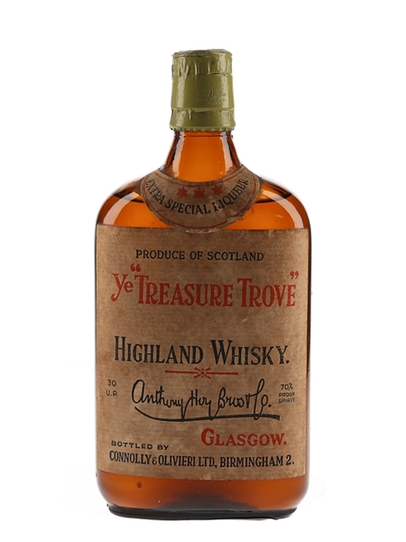 Ye Treasure Trove Highland Whisky Bottled 1950s 35cl / 40%