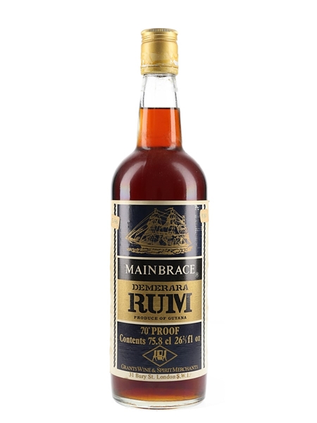 Mainbrace Demerara Rum Bottled 1970s-1980s 75.8cl / 40%