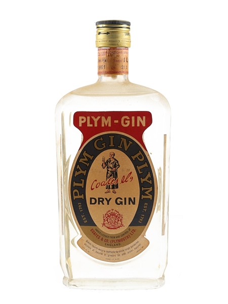 Coates & Co. Plym Gin Bottled 1970s - Stock 75cl / 46%