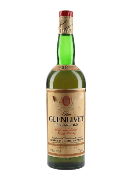 Glenlivet 12 Year Old Bottled 1970s-1980s 75.7cl / 40%