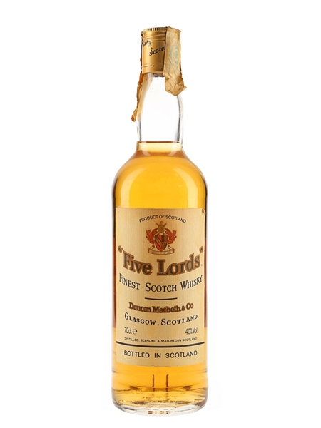 Five Lords Bottled 1990s - Duncan MacBeth & Co. 70cl / 40%