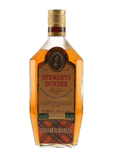 Stewarts Dundee Cream Of The Barley De Luxe Bottled 1970s 75cl / 40%