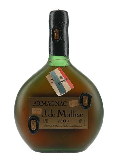 J De Malliac VSOP Armagnac Bottled 1970s - Deinhard 70cl / 40%