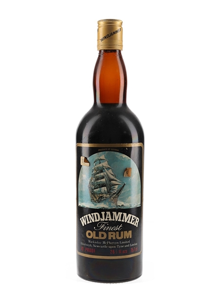 Windjammer Finest Old Rum Bottled 1970s 75.7cl / 40%