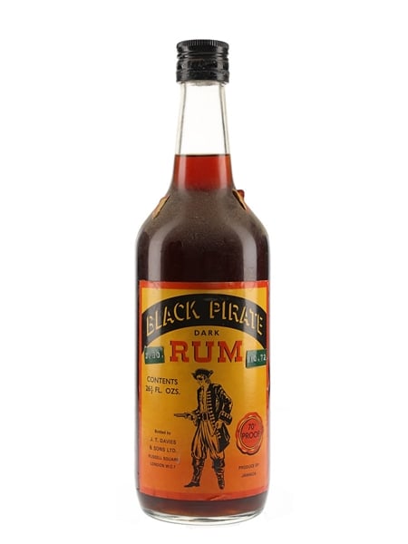 Black Pirate Dark Rum Bottled 1970s 75.7cl / 40%