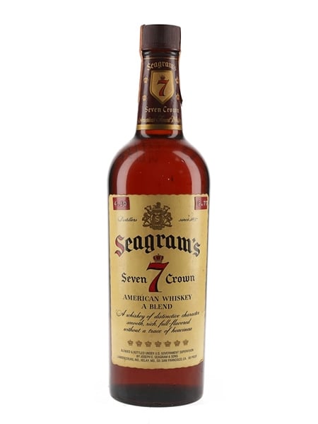 Seagram's 7 Crown Bottled 1970s 75cl / 40%