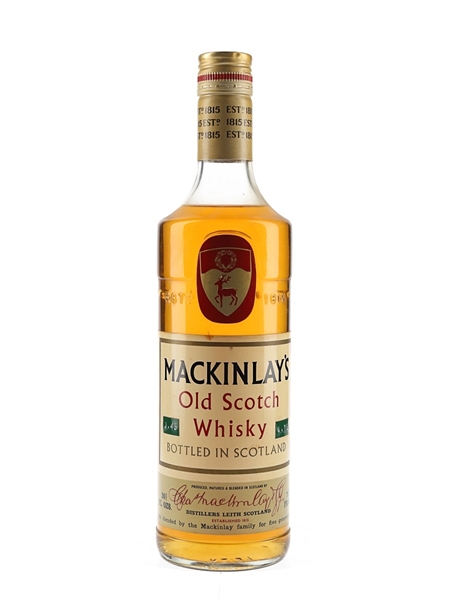 Mackinlay's Bottled 1970s 75.7cl / 40%