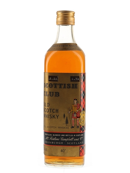 Scottish Club Bottled 1970s - McFarlane Campbell 70cl / 40%