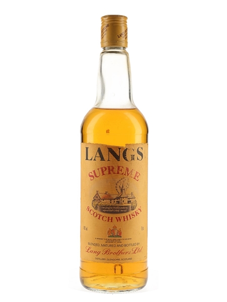 Langs Supreme Bottled 1980s 75cl / 40%