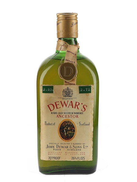 Dewar's Ancestor Bottled 1970s 75.7cl / 40%