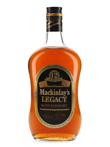 Mackinlay's Legacy 12 Year Old Bottled 1970s-1980s 75cl / 40%