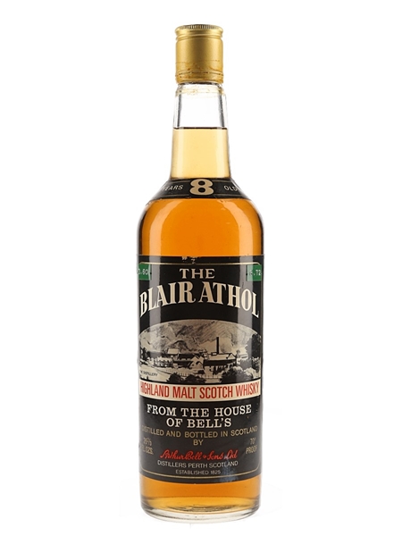 Blair Athol 8 Year Old Bottled 1970s 75.7cl / 40%