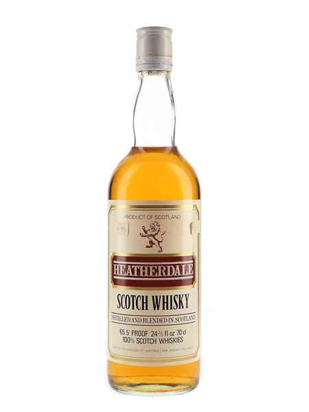 Heatherdale Scotch Whisky Bottled 1970s 70cl / 37.5%