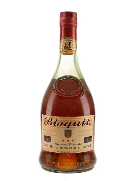 Bisquit 3 Star Bottled 1970s 68cl / 40%