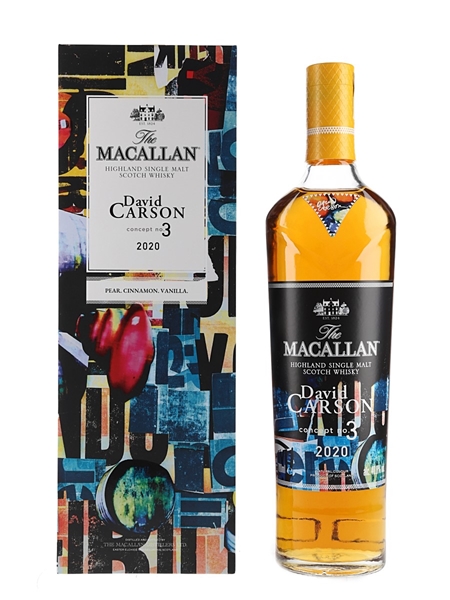 Macallan Concept Number 3 2020 Release - David Carson 70cl / 40.8%