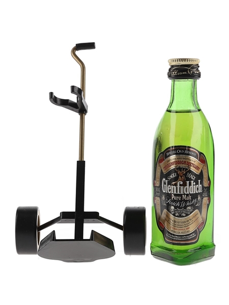 Glenfiddich Pure Malt Bottled 1980s - Golf Trolley 5cl / 43%