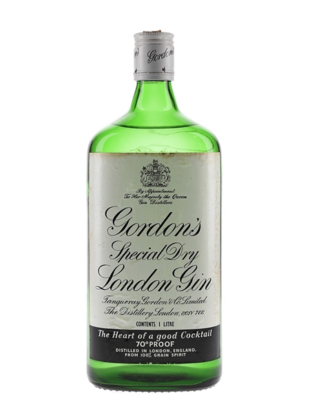 Gordon's Special Dry London Gin Bottled 1970s 100cl / 40%