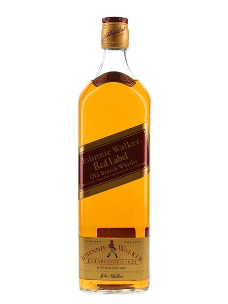 Johnnie Walker Red Label Bottled 1980s 100cl / 40%