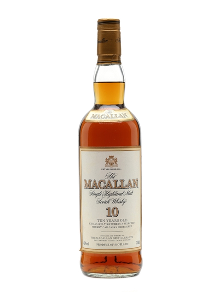 Macallan 10 Years Old Bottled 1990s 70cl / 40%