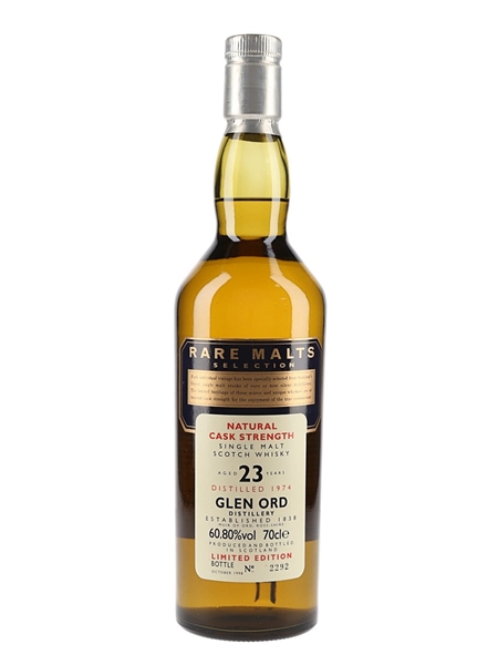 Glen Ord 1974 23 Year Old Bottled 1998 - Rare Malts Selection 70cl / 60.80%