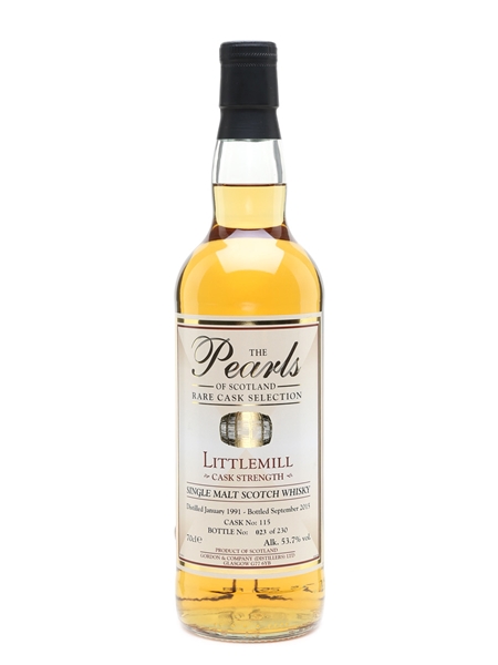 Littlemill 1991 Gordon & Company 24 Year Old - Pearls Of Scotland 70cl / 53.7%