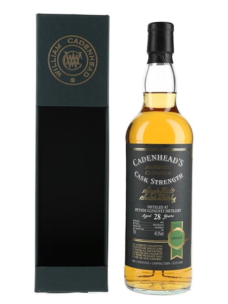 Speyside Glenlivet 1991 28 Year Old Bottled 2019 - Cadenhead's 70cl / 49.3%