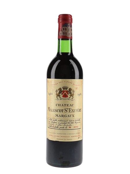 Chateau Malescot St Exupery 1983 Margaux 75cl