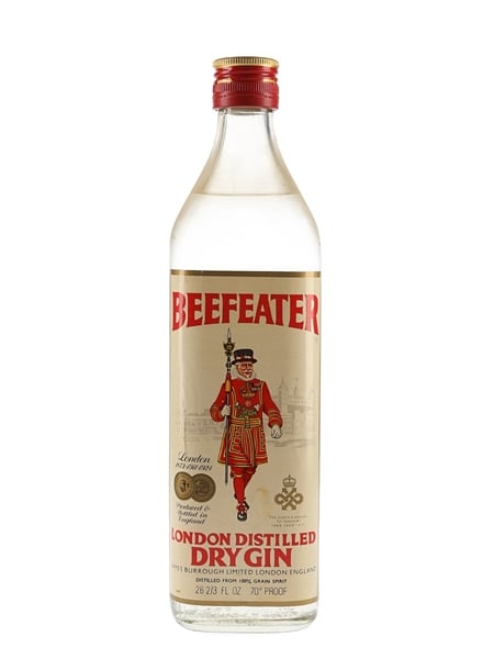 Beefeater London Distilled Dry Gin Bottled 1970s 75.7cl / 40%