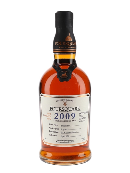 Foursquare 2009 12 Year Old Single Blended Rum Bottled 2021 - Exceptional Cask Selection Mark XVII 70cl / 60%