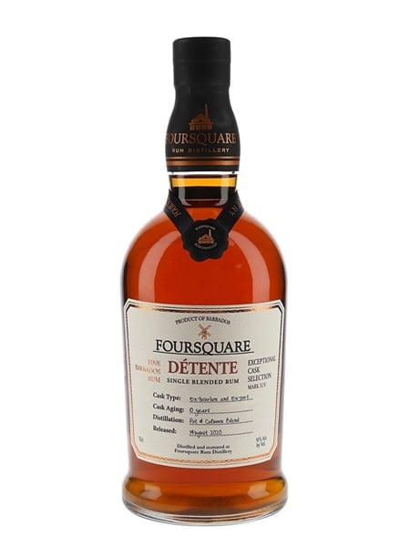 Foursquare Detente 10 Year Old Single Blended Rum Bottled 2020 - Exceptional Cask Selection Mark XIV 70cl / 51%