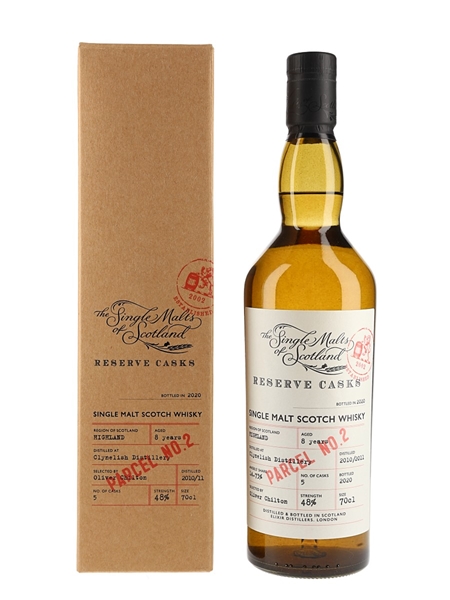 Clynelish 8 Year Old Reserve Casks Bottled 2020 - The Single Malts Of Scotland 70cl / 48%