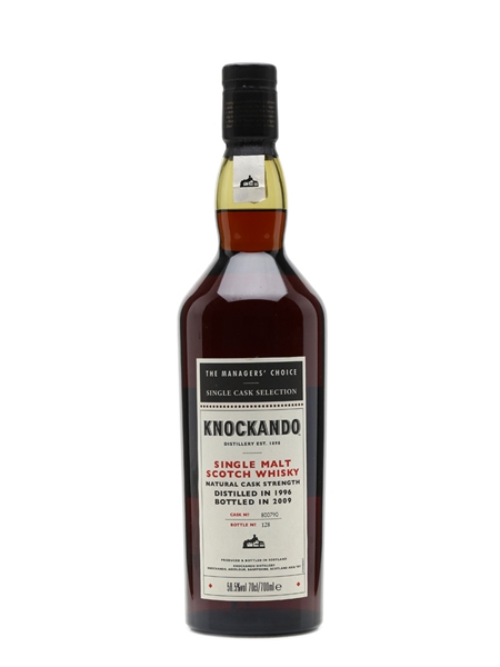 Knockando 1996 Managers Choice Sherry Cask 70cl