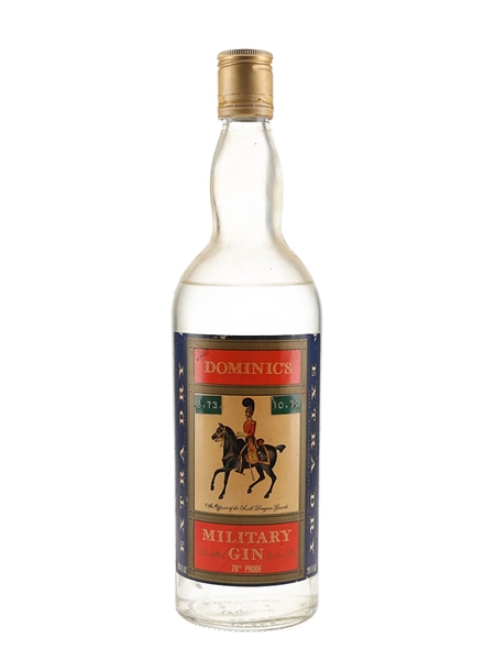 Dominic's Military Gin Bottled 1970s 75.7cl / 40%