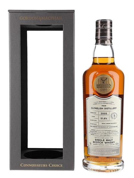 Clynelish 2005 14 Year Old Connoisseurs Choice Bottled 2019 - The Whisky Exchange 20th Anniversary 70cl / 51.8%