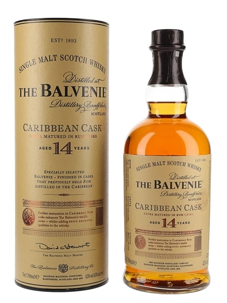 Balvenie 14 Year Old Caribbean Cask  70cl / 43%