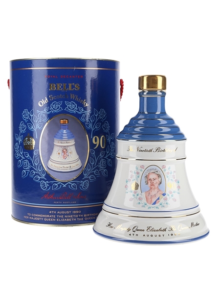 Bell's Ceramic Decanter The Queen Mother's 90th Birthday 75cl / 43%