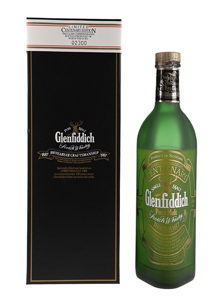 Glenfiddich Pure Malt Centenary Bottled 1986 75cl / 43%